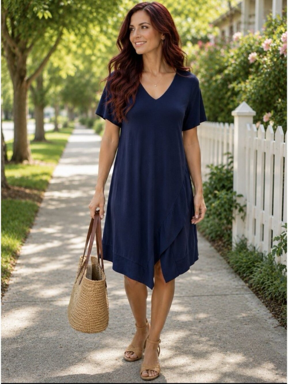 Anthropologie Dolan Shift Dress P X XS Extra Small Blue Short Sleeve Summer NEW